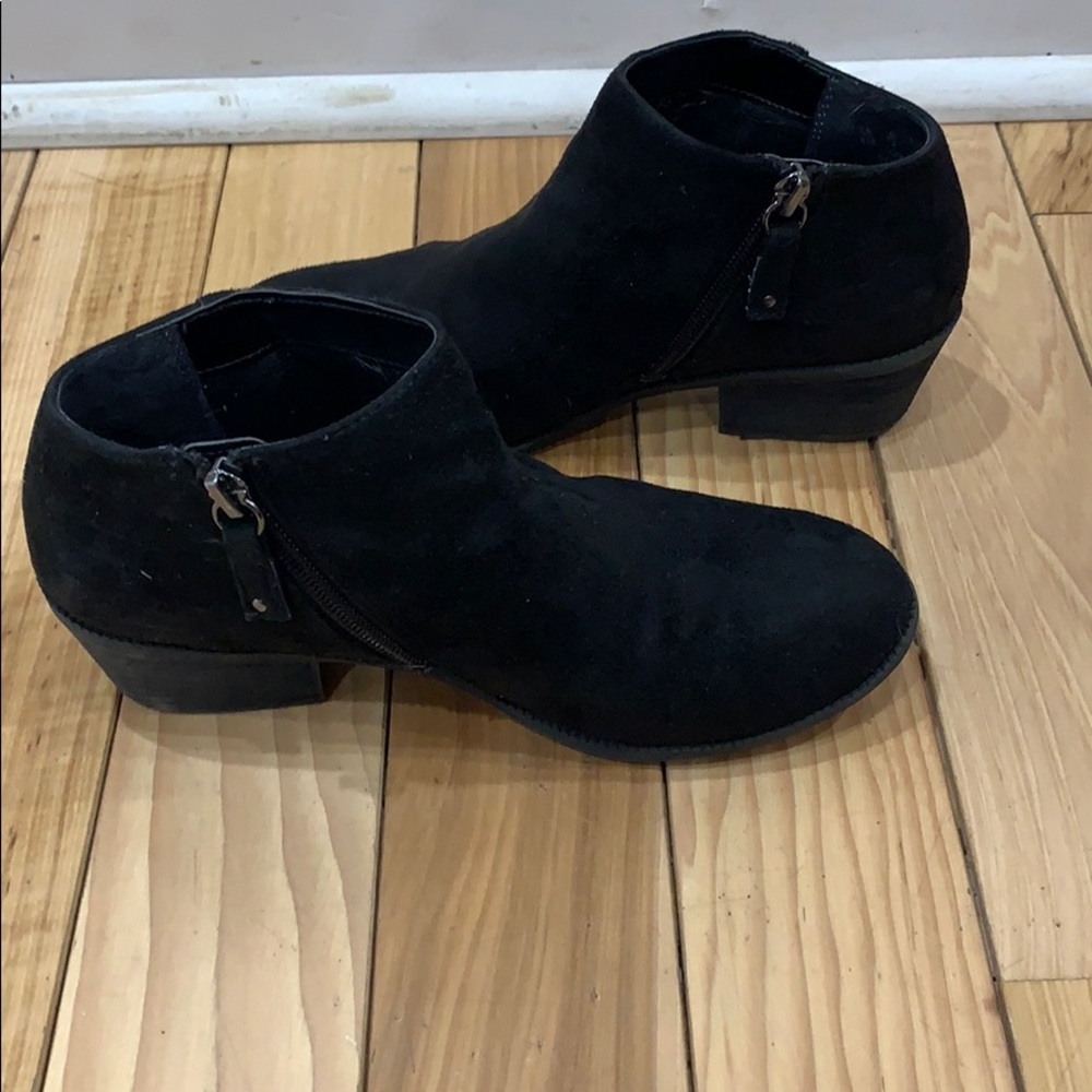 Dr Scholls foam technology suede booties